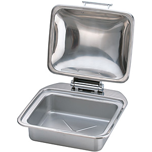 KINGO ビュッフェ ステンレスIH 丸チェーフィング フードパン無 D104G