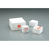 枡用単箱 1合・8勺桝・白無地 - 調理器具のSHOKUBI