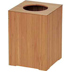 BS 竹 ダストボックス 大 ブラウン - 調理器具のSHOKUBI