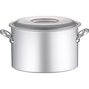 北陸アルミニウム マイスター アルミ 半寸胴鍋 内径33cm - 調理器具の