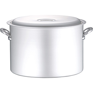 北陸アルミニウム マイスター アルミ 半寸胴鍋 内径33cm - 調理器具の