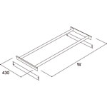 �O�m�X�[�p�[�X�^���h �t���[�����b�N�Z�b�g CSO-FR1643 W1600mm