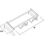 �O�m�X�[�p�[�X�^���h �t���[�����b�N�Z�b�g �X�ΒI CSO-FRS2043 W2000mm