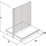 �O�m�X�[�p�[�X�^���h E���� �P�� ���b�V���d�l W1225�~D1260mm EA-M421NS H2100mm