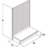 �O�m�X�[�p�[�X�^���h E�V���[�Y E�Ж� �P�� ���b�V���d�l W925�~D560mm EB-M321LS H2100mm