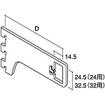 �O�m�X�[�p�[�X�^���h �t�b�N�o�[�u���P�b�gD 14�~32�p �X�g�b�p�[���� NX-75199 D50mm