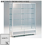 �O�m�X�[�p�[�X�^���h �[�K�� �n�C�P�[�X H1550mm ZHA-4154-SL W1200�~D450mm �V���o�[