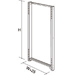 �O�m�X�[�p�[�X�^���h �G���h�p�l�� 50�~25 �I�[�v���^ �z���C�g W750mm NO-EPWS218 H1800mm