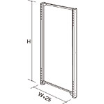 �O�m�X�[�p�[�X�^���h �G���h�p�l�� 50�~25 �{�[�h�^ �z���C�g W1200mm NO-EPWK413 H1350mm