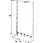 �O�m�X�[�p�[�X�^���h �G���h�p�l�� 25�~25 �I�[�v���^ EO-EPSF413 W1200�~H1350mm