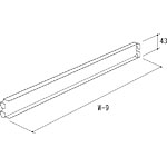 �O�m�X�[�p�[�X�^���h �ǖʌŒ���� �o�[�^�C�v �z���C�g EO-EJB4 W1200mm