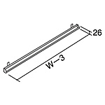 �O�m�X�[�p�[�X�^���h �o�X�P�b�g�p �J�[�h���[�� EO-BC1 W600mm