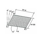 �O�m�X�[�p�[�X�^���h �X�΃��b�V���p�l�� H600mm EO-MFR406 W1200mm