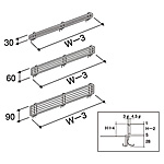 �O�m�X�[�p�[�X�^���h ���C���[�K�[�h �����p EO-NGS103 W600�~H30mm