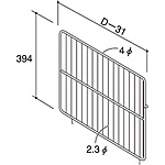 �O�m�X�[�p�[�X�^���h �l�b�g�K�[�h�p �Z�p���[�^�[ �[�^ EO-SGHS40 D400mm