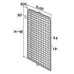 �O�m�X�[�p�[�X�^���h �T�C�h���b�V���p�l�� ���ʗp D1130mm EO-SMA11315 H1500mm