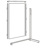 �O�m�X�[�p�[�X�^���h N�V���[�Y N�Ж� �{�[�h �A�� W900mm NFB-K316C H1650mm