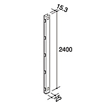 �O�m�X�[�p�[�X�^���h N�E�H�[���V�X�e�� �T�C�h���[�� �O�ʗp H2400mm NR-SLB24