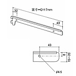 �O�m�X�[�p�[�X�^���h �����K���X�I�u���P�b�g2�� �X�g�b�p�[�� NX-72212 D150mm