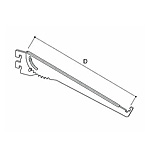 �O�m�X�[�p�[�X�^���h �c���t �K���X�I�X�΃u���P�b�g �X�g�b�p�[���� NX-72524 D250mm