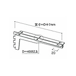 �O�m�X�[�p�[�X�^���h �ؒI�u���P�b�g4�� �Z���^�[�p �X�g�b�p�[���� NX-75135 D400mm