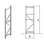 �O�m�X�[�p�[�X�^���h �d�ʃ��b�N�x�� PRJS-P3012 D1200�~H3000mm