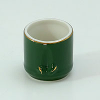 珍味入れ　金付切子柄珍味入れ10客 球型珍味入 独楽内金箔【製造中止・在庫限り】 漆器の井助