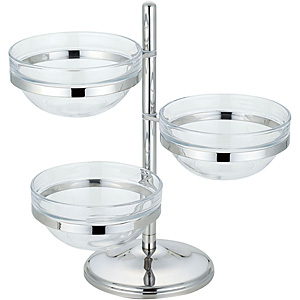 �O��Y�� YUKIWA 18-8 �X�e�����X �T���_�{�[���c���[ 3�i �T���_�{�[��23cm�t