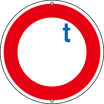 日本緑十字社 道路標識 133201 重量制限 [トン] - 調理器具のSHOKUBI