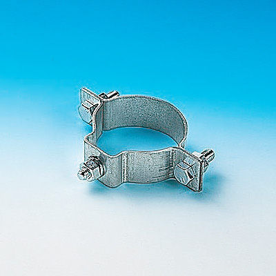 日本緑十字社 道路標識用止め金具 60.5mmφポール専用 137601 片面用