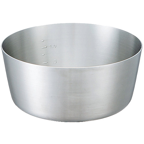 中尾アルミ製作所 キングデンジ フタ付き ステンレス 寸胴鍋（目盛付