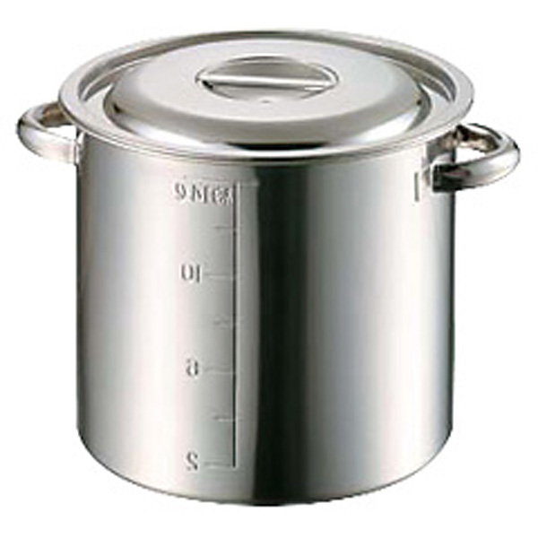 半寸胴鍋　30cm　200Vオール熱源対応　赤川器物製作所 クラッド 半寸胴鍋 【在庫無くなり次第廃番】 | 新潟県燕市の