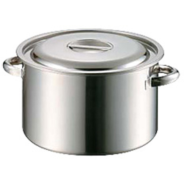 赤川器物製作所 AG 18-8 ステンレス 半寸胴鍋 39cm - 調理器具のSHOKUBI