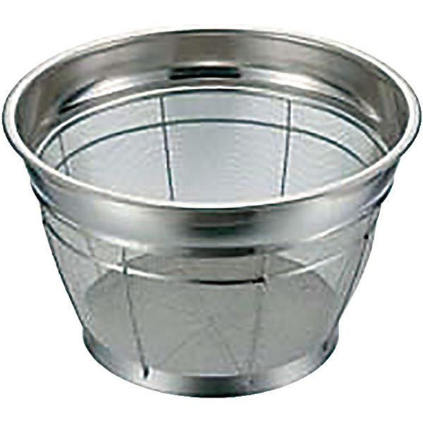 本間冬治工業 弁慶 18-8 ステンレス F型ザル荒目 33cm - 調理器具のSHOKUBI