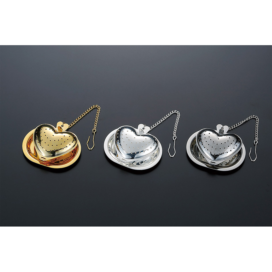 カンダ ティーストレーナーシェル 18-8シルバー - 調理器具のSHOKUBI