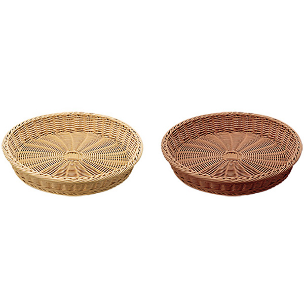 こー様 PPラタン カトラリーバスケット 小(2人用) ブラウン (金) トーダイ PP