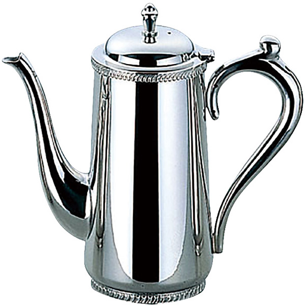 SW １８ー８B渕コーヒーポット 2人用 和田助製作所 SW 18-8 ステンレス B渕コーヒーポット 8人用 - 調理器具