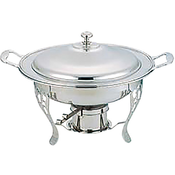 �O��Y�� YUKIWA UK 18-8 �X�e�����X �����ۃ`���[�t�B���O�f�B�b�V�� 18�C���`