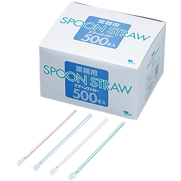 �Ɩ��p �X�v�[���X�g���[ �o�� 500�{�� ST-01