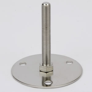 旧型固定金具 キャニオン 床面固定金具 SUS304仕様 1個 FK-AM100 100φ - 調理器具の