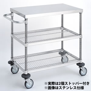 �L���j�I�� �t���b�g���[�N�e�[�u�����S�� �X�e�����X SUS430 +�X�`�[���d�l FW1A-P6107 ���s610�~�Ԍ�760mm