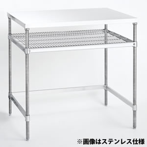 �L���j�I�� ������Ɨp ���[�N�e�[�u�� �X�e�����X SUS430 +�X�`�[���d�l WT7-612 ���s610�~�Ԍ�1,220mm