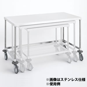 �L���j�I�� �X�^�b�L���O���[�N�e�[�u��WT9�^ �X�e�����X SUS430 +�X�`�[���d�l WT9A-612 ���s610�~�Ԍ�1,220�~����810mm