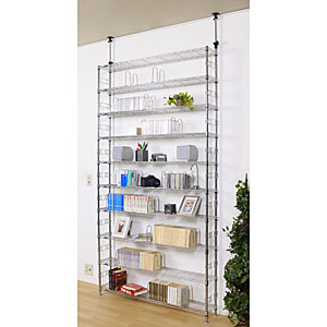 ルミナスフィールドテンションラック 7段90W 突っ張りラック 幅90cm 7段 ルミナスフィール スチールラック