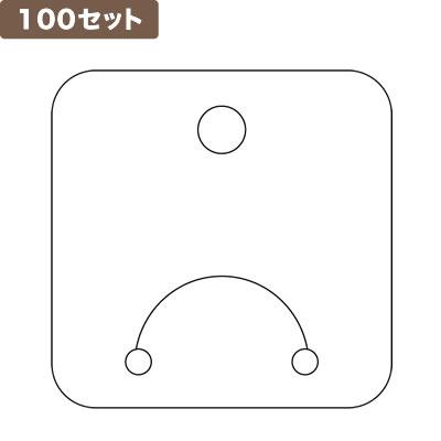 ���C�� �l�b�N���X�n���K�[�䎆 <����> �~100�Z�b�g No.9929 No.10