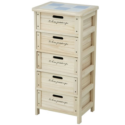 木製ボックス HF05-003 4段 - 調理器具のSHOKUBI