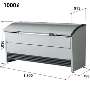 ���h�R�E �S�~���W�� �_�X�g�s�b�g R�^�C�v DPRA-1807 �Ԍ�1,800mm