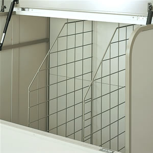 ヨドコウ物置　ダストピット　Nタイプ用　間仕切りネット（オプション品） ヨドコウ ダストピット オプション 間仕切りネット 2枚セット GMOP-DPN