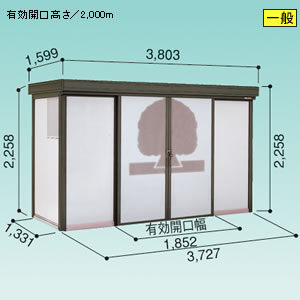 ���h�R�E �S�~���W�� �_�X�g�s�b�g FW�^�C�v [��ʌ^] DPFW-3713 3727�~1331mm