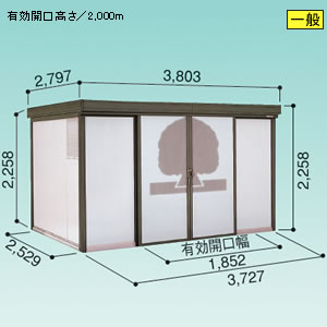 ���h�R�E �S�~���W�� �_�X�g�s�b�g FW�^�C�v [��ʌ^] DPFW-3725 3727�~2529mm